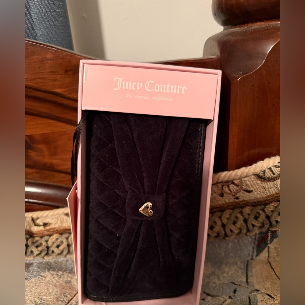 Juicy Couture Pink Tag with Black Ribbon